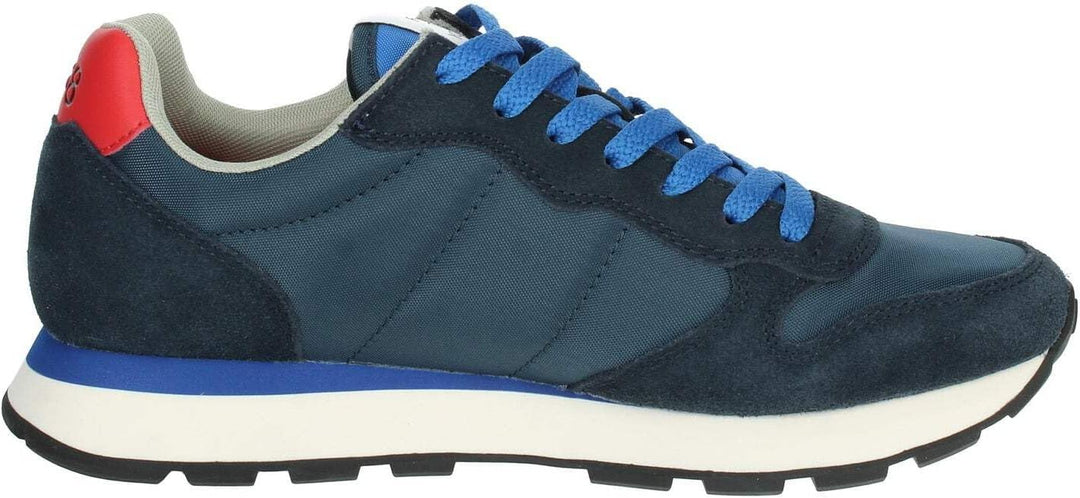 SUN68 Herren Tom SOLID Nylon Sneaker 41 EU Navy Blue, 41 EU Navy Blue