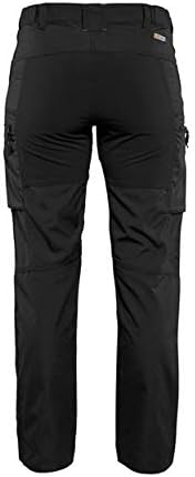 Damen Service Bundhose Stretch Armygrün/Schwarz C30 Schwarz 34, Schwarz 34