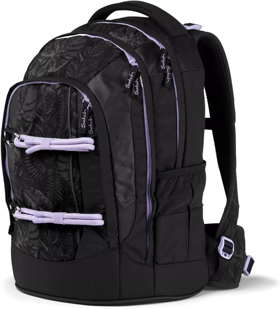 satch pack Schulrucksack Set 3 teilig ab 5. Klasse ergonomisch 30L Stauraum mit Schlamperbox Sportbe