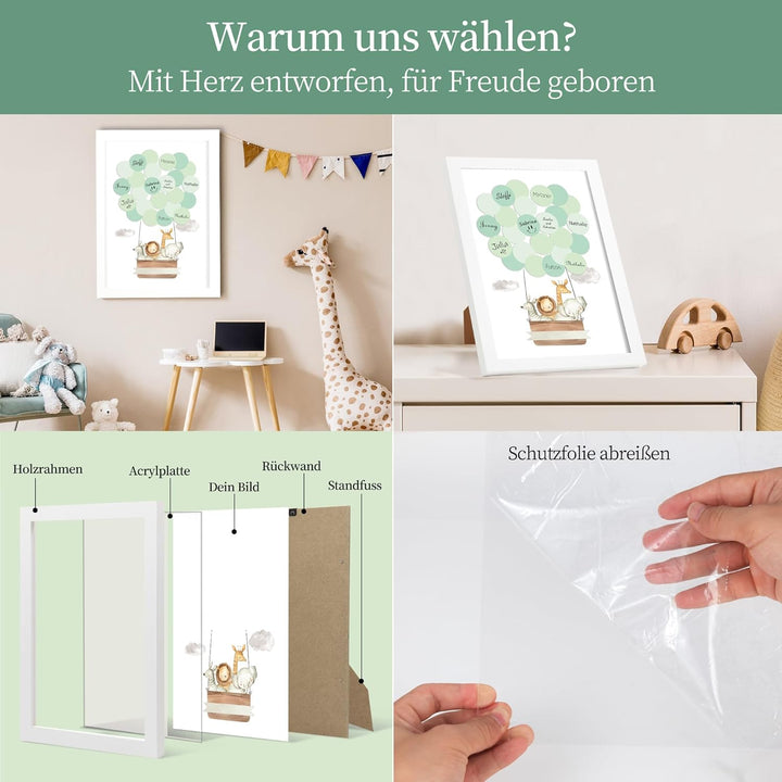 Gästebuch Taufe, Babyparty Gästebuch, Baby Shower Deko, Geschenk Mädchen, Baby Taufbuch Junge Mädche