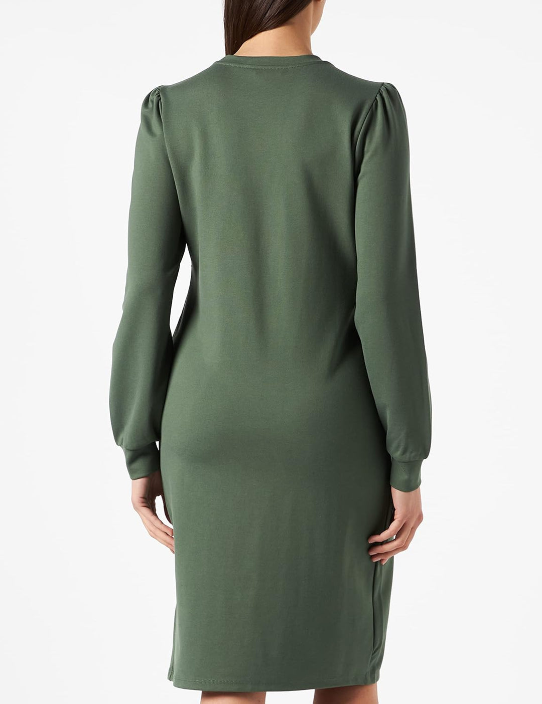 Noppies Damen Dress Nursing Long Sleeve Kalida Kleid 34 Duck Green - P721, 34 Duck Green - P721