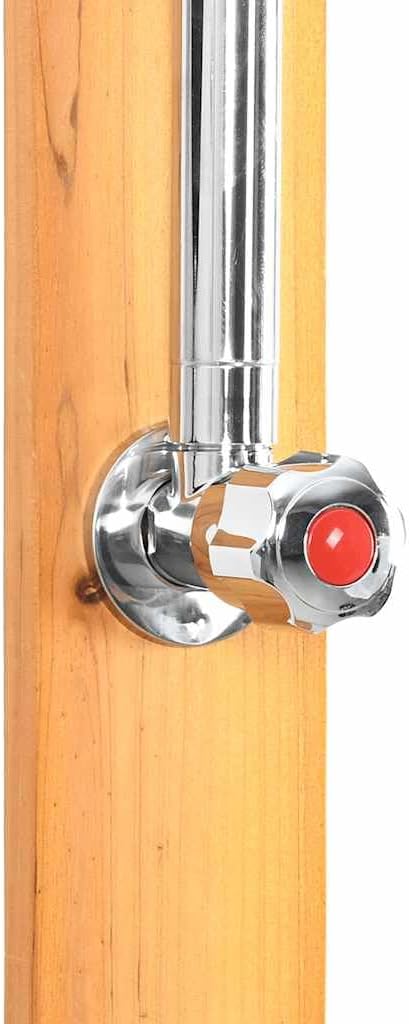 Tomostar Gartendusche, Pooldusche für den Aussenbereich, aus Holz