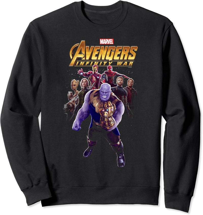 Marvel Avengers: Infinity War Heroes Vs Thanos Portrait Sweatshirt