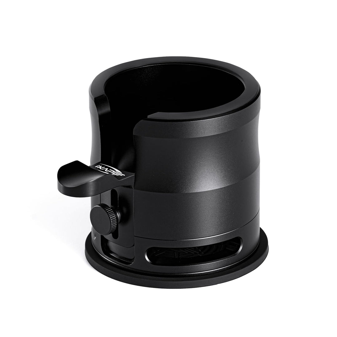 IKAPE Neu überarbeiteter Espresso-Tamper- und Siebträgerhalter – Basis aus Aluminiumlegierung zum An