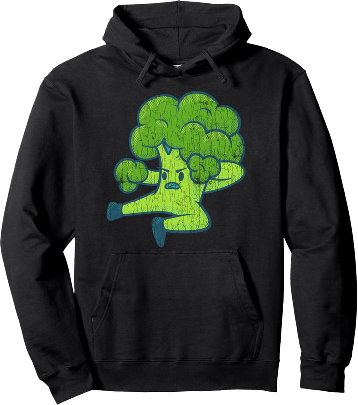 Brokkoli, niedlich, lustig, vegetarisch, vegan, Gemüse Pullover Hoodie