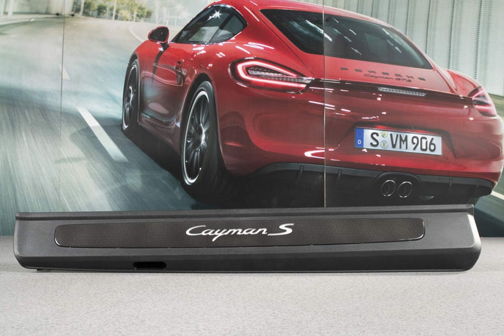 Porsche 718 Cayman S 981/982 Einstiegleiste CARBON+Beleuchtung RECHTS