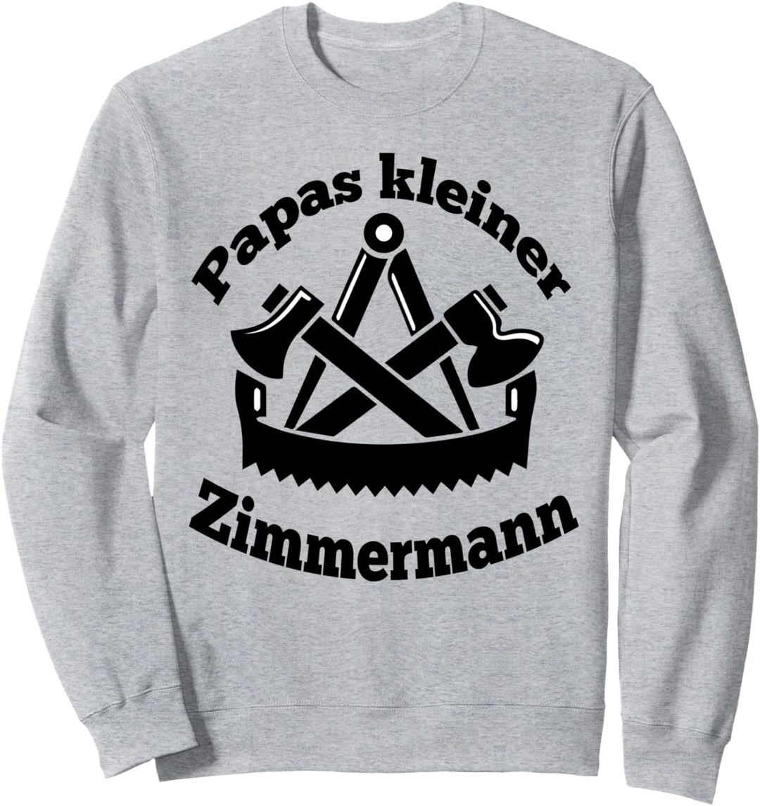 Papas kleiner Zimmermann - Design für Kinder und Familie Sweatshirt