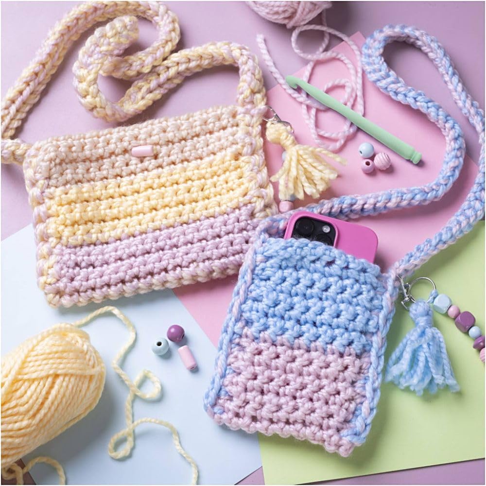 Creativ DIY Kit Einweihungshaken – Telefontasche und Tasche – 2 Stück