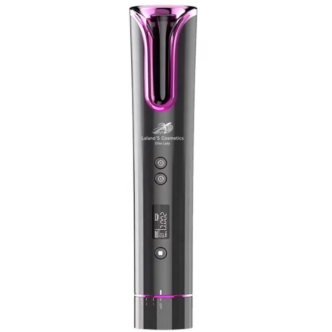Lalano’S Cosmetics Automatischer Lockenstab – Kabelloser Smart Hair Curler mit LCD-Display, Keramikb