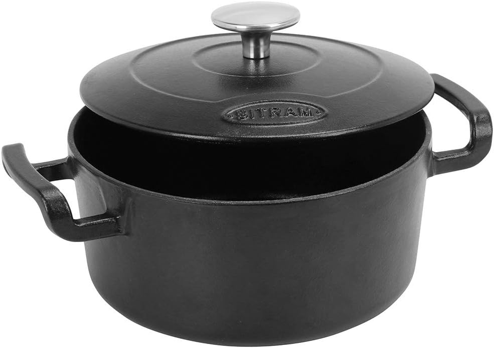 Sitram 711093 Schmortopf Sitrabella aus emailliertem Gusseisen, rund, 2,5 l, für den Innen- und Auss