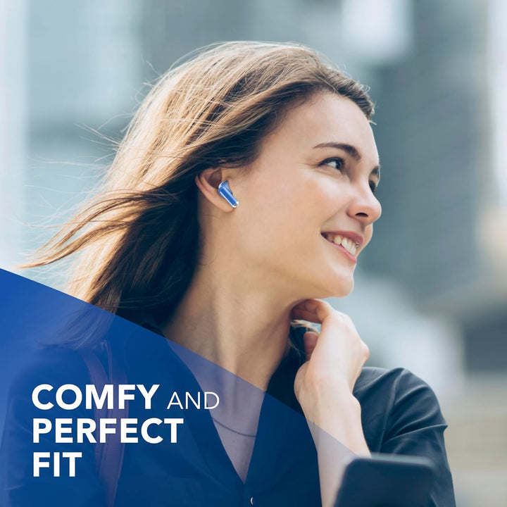 Music Sound Drift Bluetooth In-Ear-Kopfhörer kabellos mit kompaktem, farbenfrohem Case, Auto-Pairing