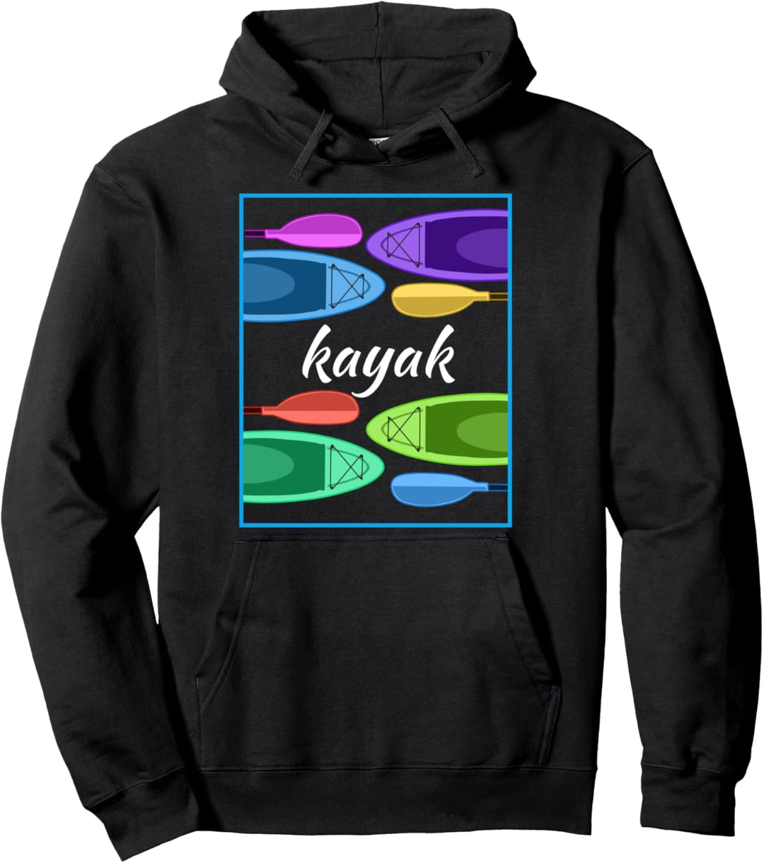 Kajakfahren Paddeln Kanufahren Pullover Hoodie