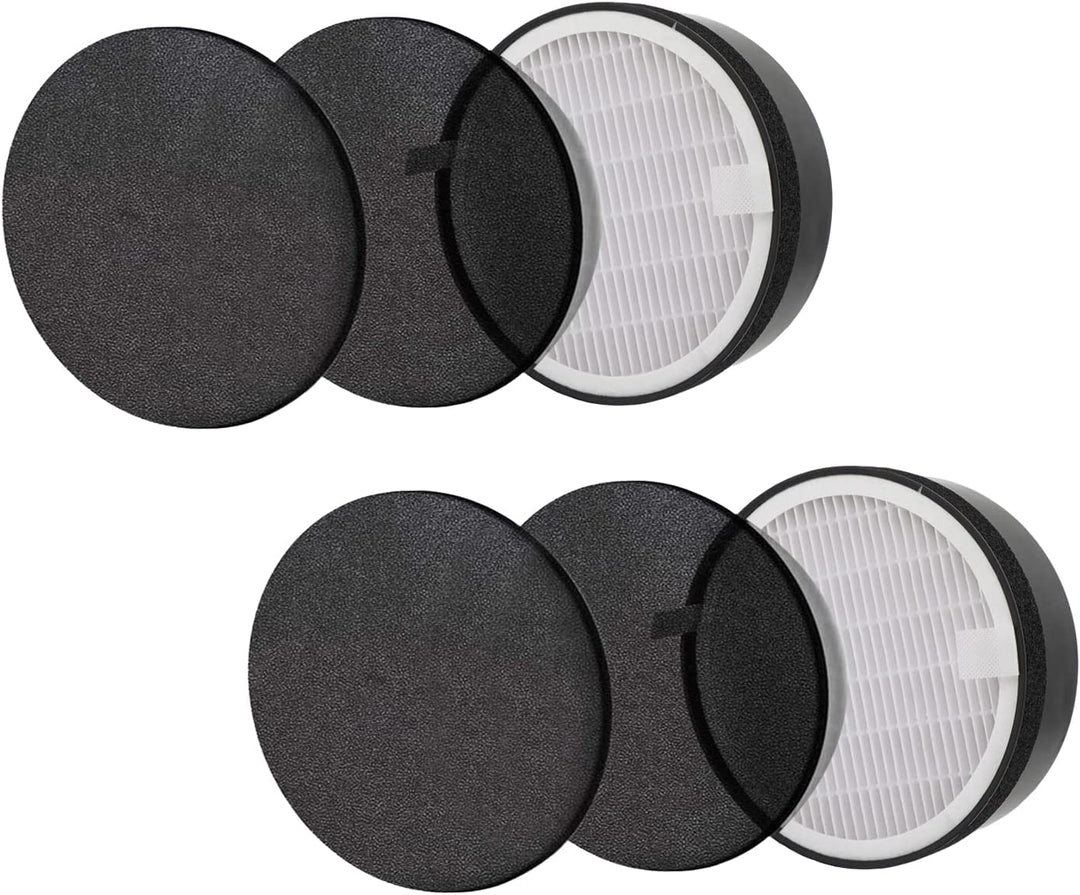 2 Stück H13 True HEPA Ersatzfilter, kompatibel mit LEVOIT LV-H132 Luftreiniger, Teilenummer LV-H132-