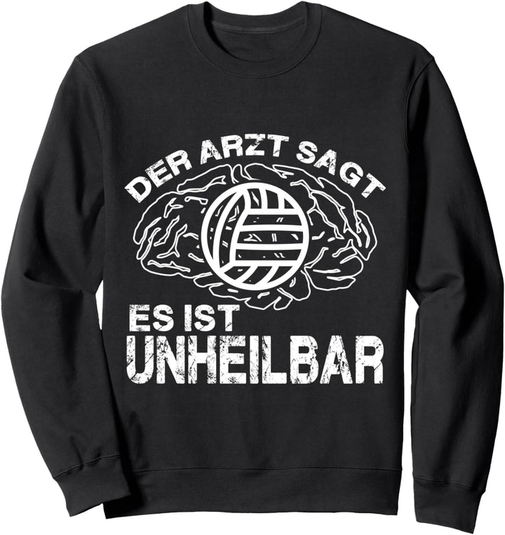 Volleyball Fun Beachvolleyball Geschenkidee für Volleyballer Sweatshirt
