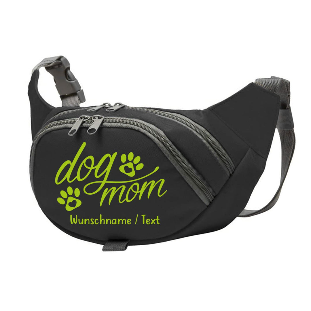 Dog Mom Bauchtasche Leckerlie -Tasche mit Wunschnamen personalisiert | Hundetraining | Leckerlie Beu