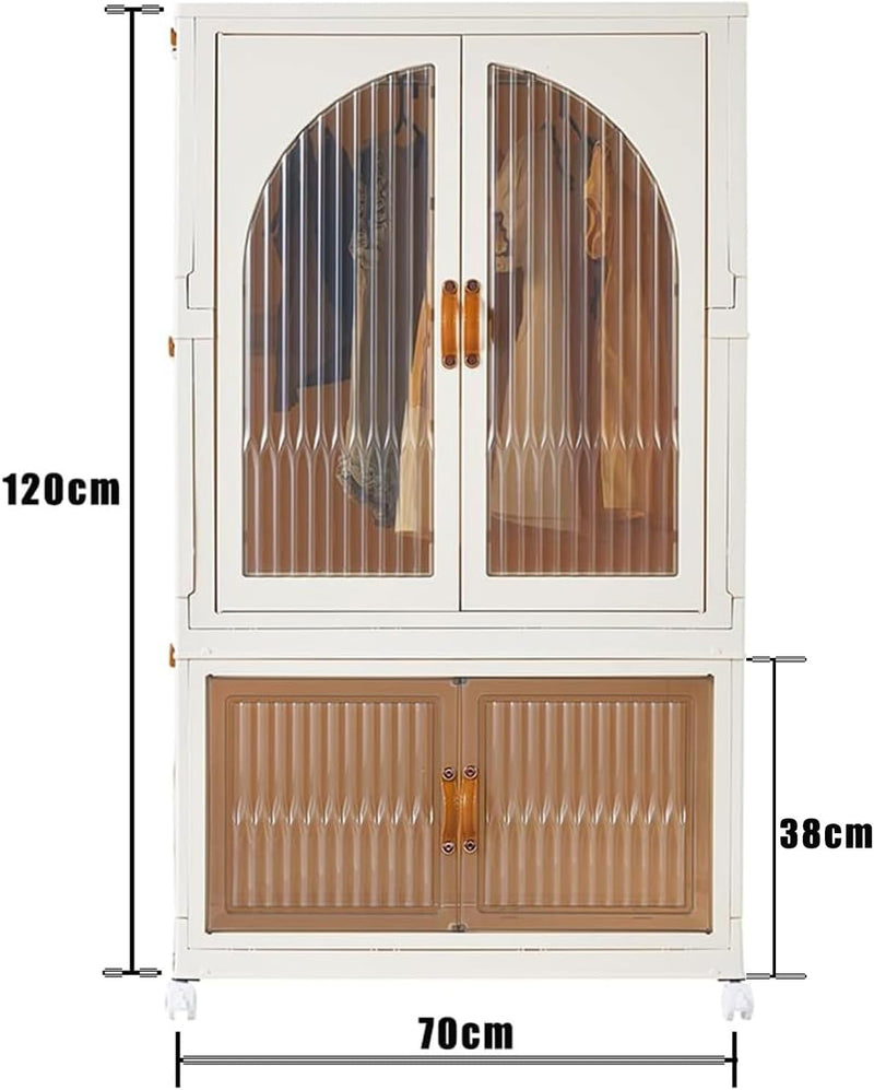 RMAN Aufbewahrungsbox mit Deckel, 98L Boxen Aufbewahrung Ordnungsboxen Storage Boxes Kisten 120cm Ku