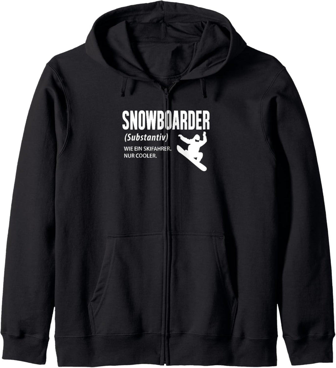Snowboard Geschenk Snowboarder Snowboarden Spass Witz Spruch Kapuzenjacke