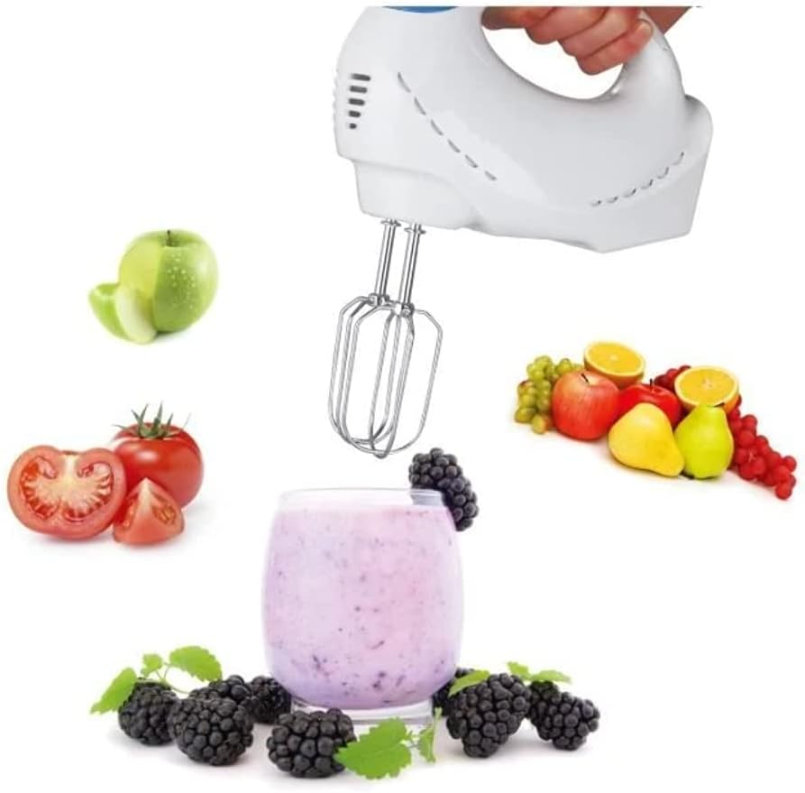 Triomph ETF2121 Handmixer/weiss/blau, 18 x 5 x 28 cm