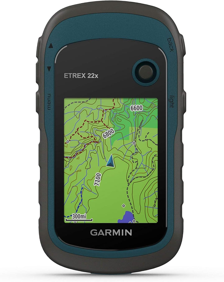 Garmin eTrex 22x – Robustes, wasserdichtes GPS-Outdoor-Navi mit 2,2" (5,6 cm) Farbdisplay mit Tasten