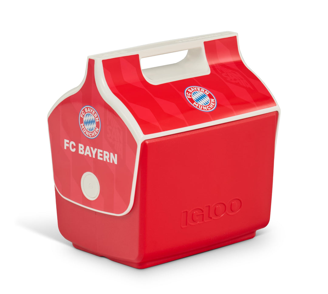 IGLOO Playmate Kühlbox - FC Bayern München - lizensierter Fanartikel, Rote Kühltasche, 6 Liter