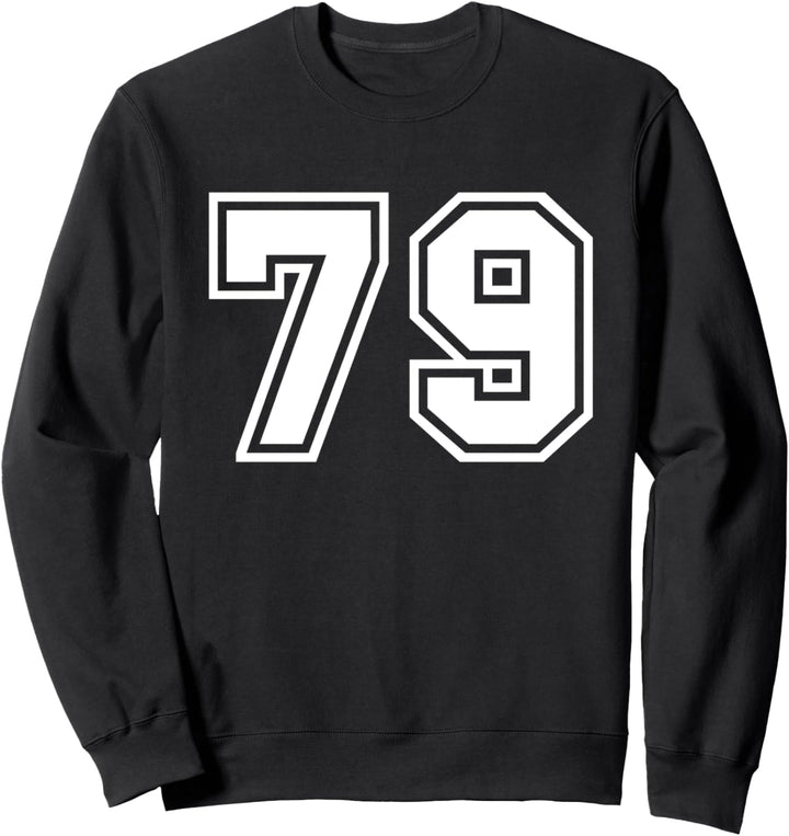 Team Jersey Nummer #79 Sportgeschenk Sweatshirt