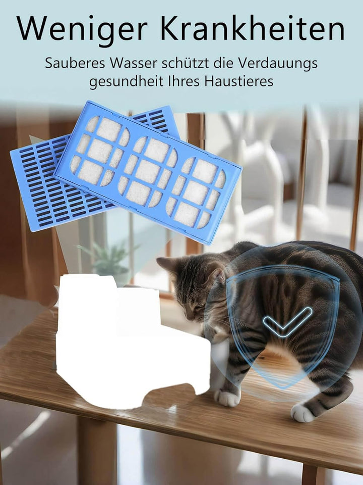 Filter für cat Mates Filter Katzenbrunnen Ersatzfilter für Trinkbrunnen für Hund Katze Katzenbrunnen