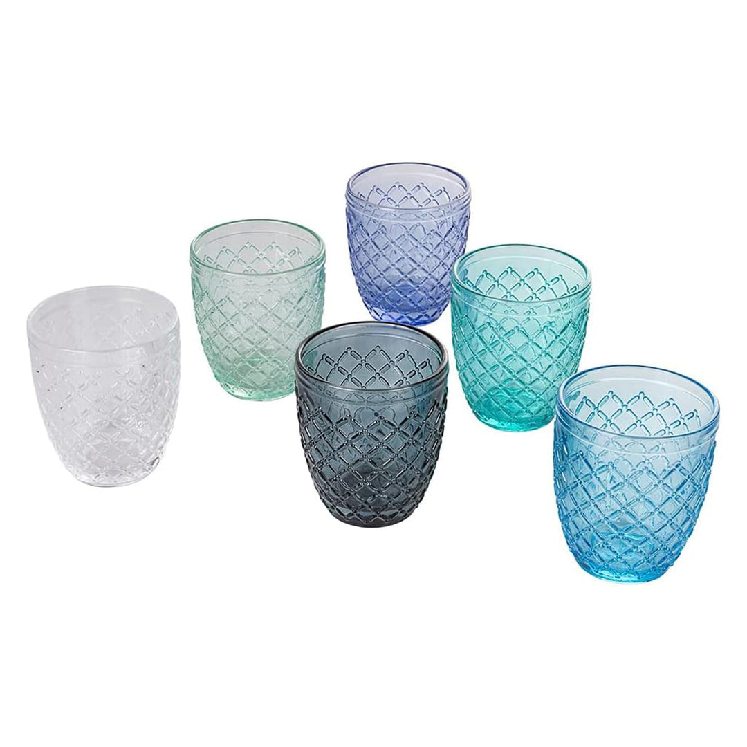 Villa d'Este Home Tivoli Castle Set 6 Gläser Ozean Wasserglas 275 ml
