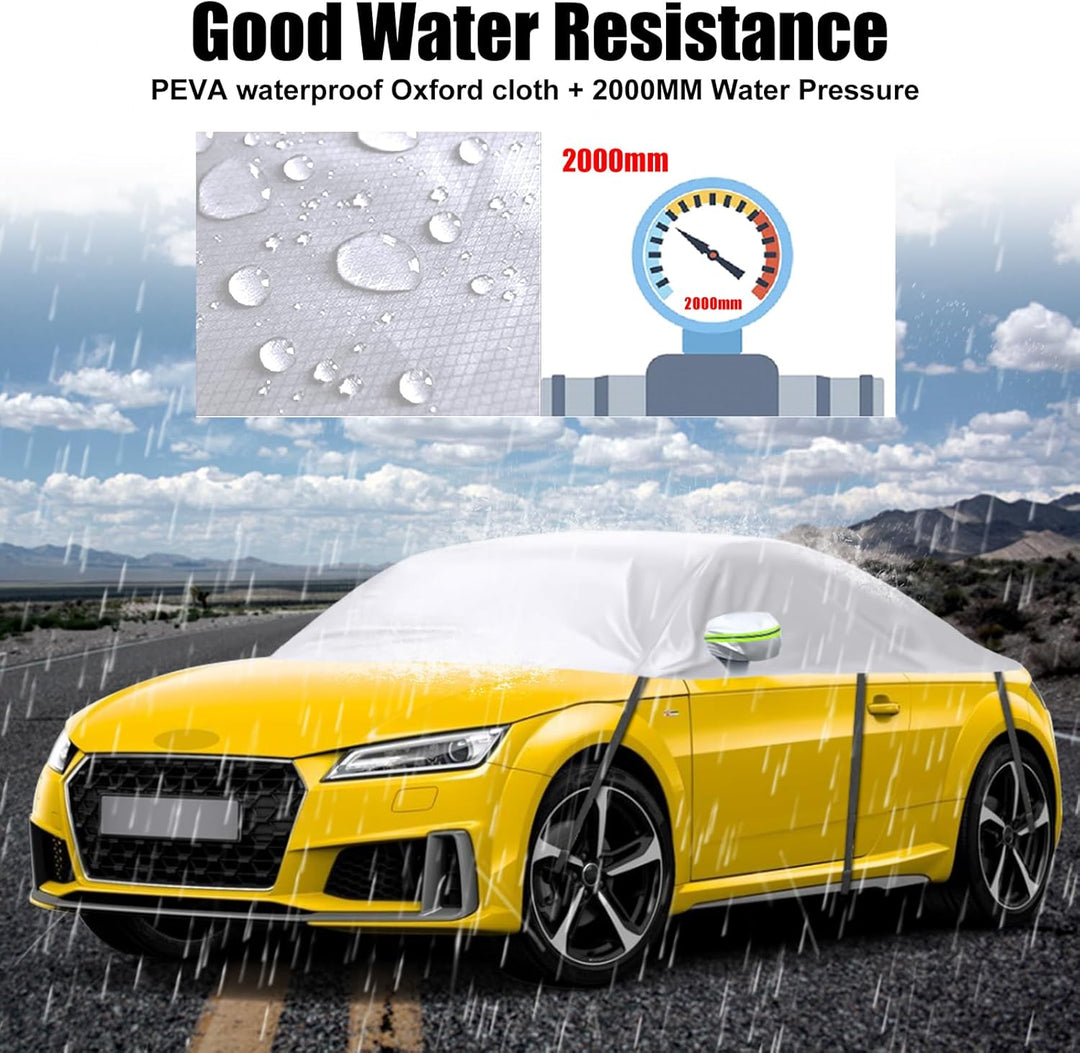 Halbe Autoabdeckung Ersatz für Audi TT 1998-2024, Softtop-Dachschutz-Autoabdeckung Wasserdicht, Halb