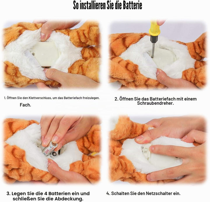 Smalody Interactive Plüschtiere, Neuheit Sound Control Elektronische Katze Elektronische Haustiere R
