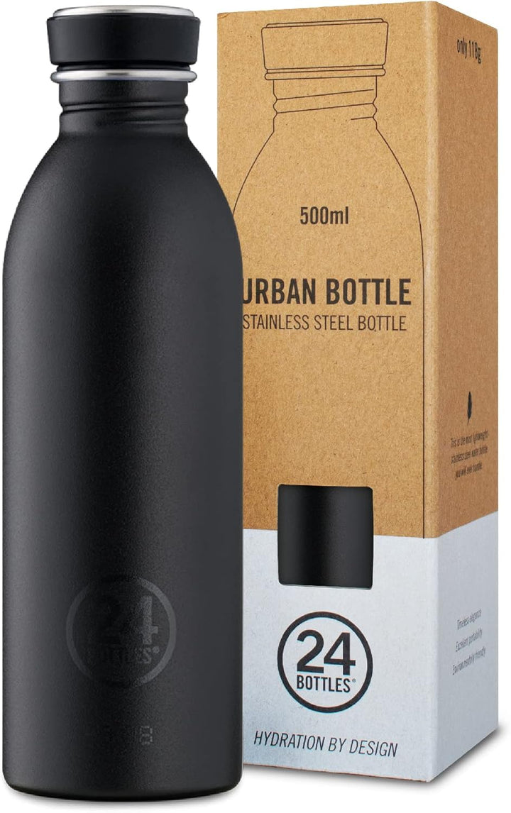 24BOTTLES Urban - Trinkflasche Tuxedo Black 500 ml, Tuxedo Black 500 ml