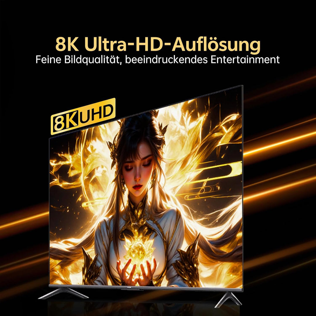 Aktives HDMI auf DisplayPort Kabel 2M - 8K@60Hz 4K@120 2K@240Hz, Unidirektional Von HDMI 2.1 Quelle