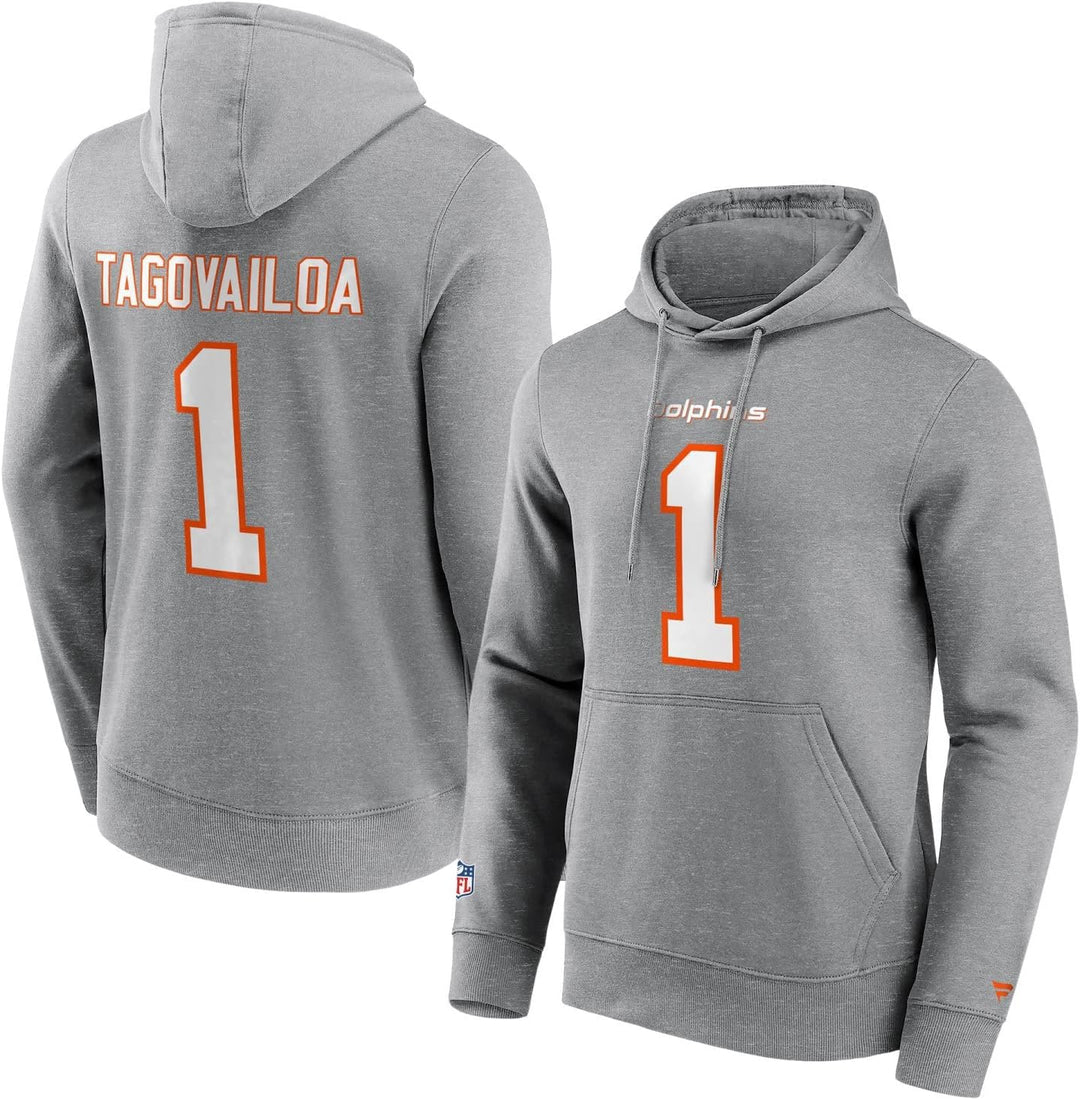Fanatics NFL Miami Dolphins Hoodie Herren Kapuzenpullover grau S Grau, S Grau