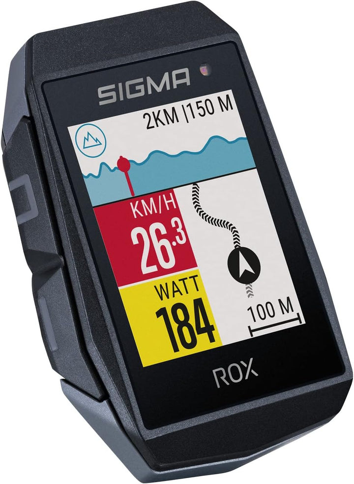 SIGMA ROX 11.1 Fahrradcomputer GPS I 150 Funktionen - Fahrrad Navi kompatibel mit Komoot & E-Bike Re