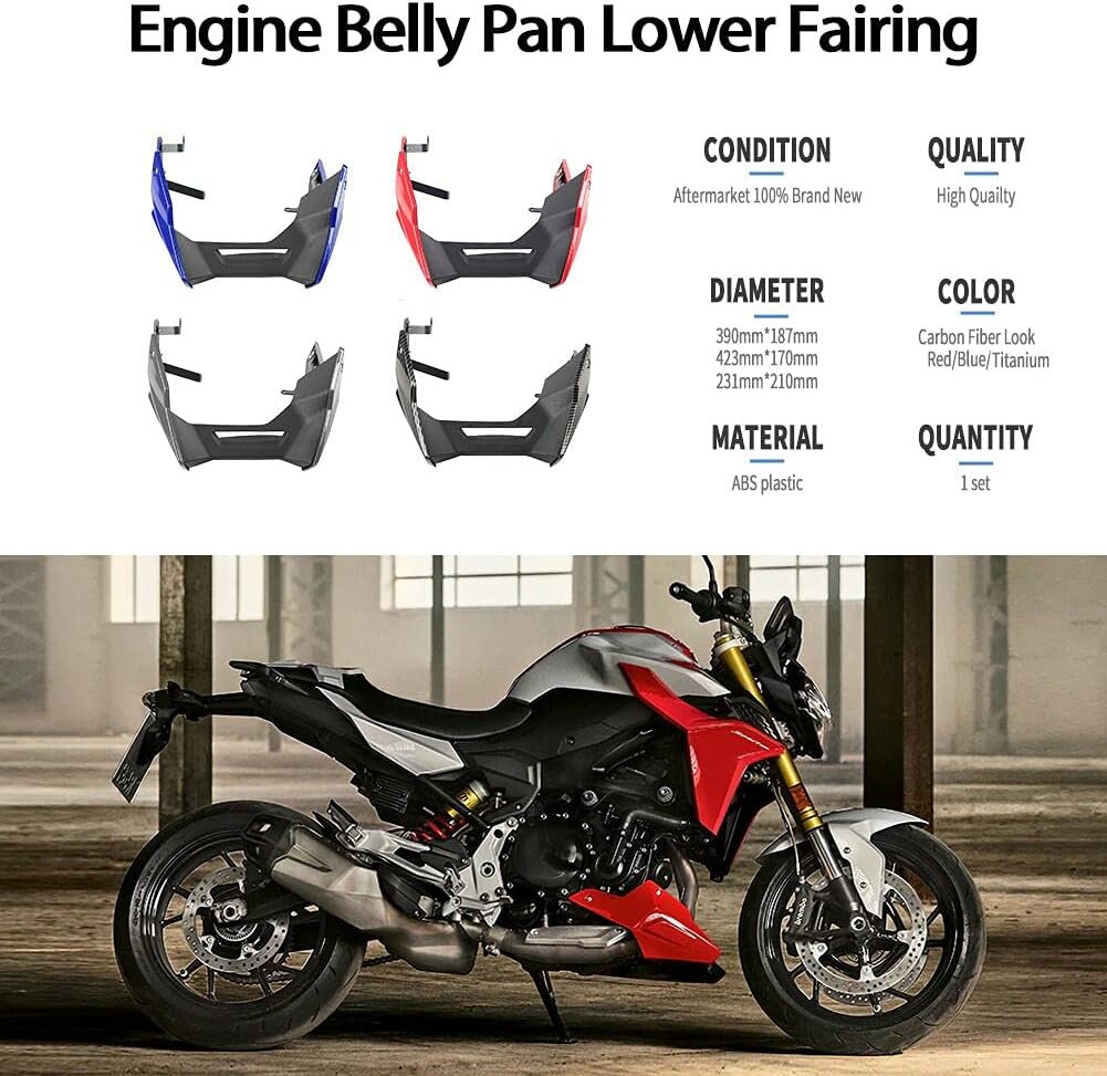 Lorababer Motorrad Untere Abdeckungen Bellypan Motorschutz Schutz Spoilerverkleidung Verkleidung Kar
