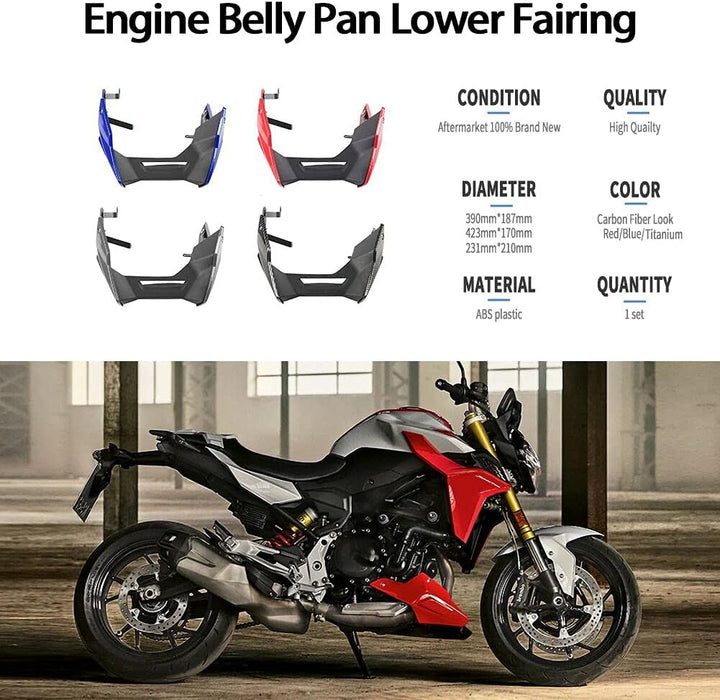 Lorababer Motorrad Untere Abdeckungen Bellypan Motorschutz Schutz Spoilerverkleidung Verkleidung Kar