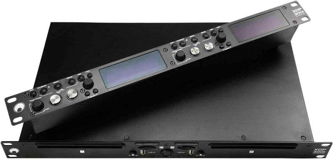 OMNITRONIC XDP-3001 CD-/MP3-Player | Doppel-CD- und MP3-Player für CD, USB und SD