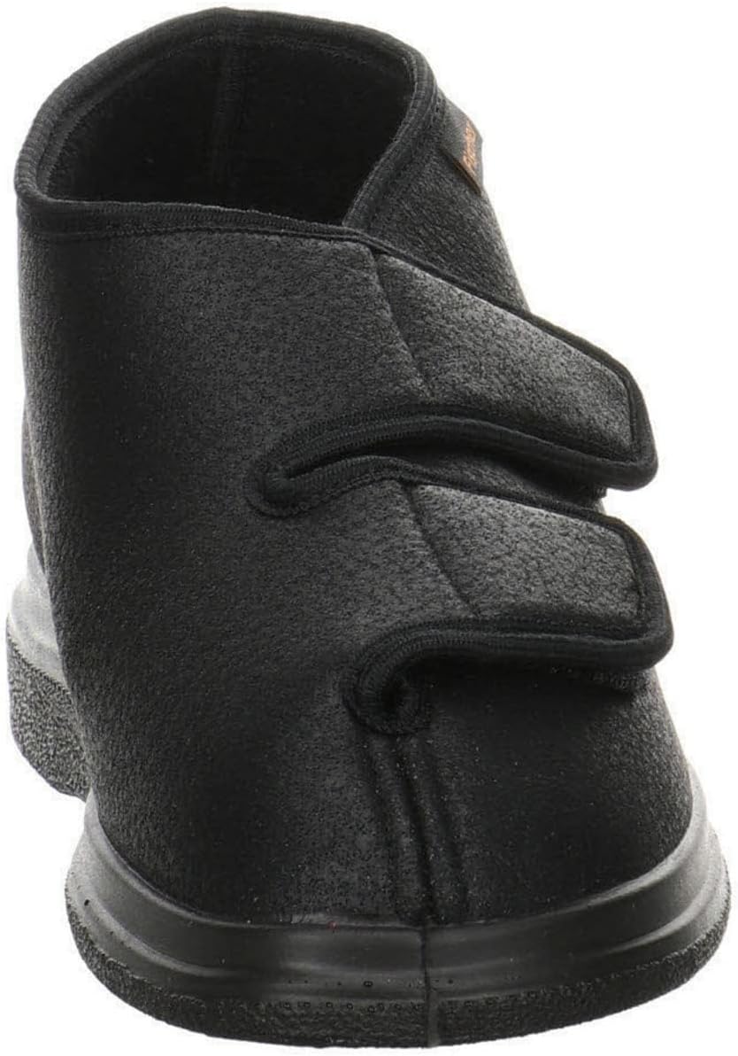 Fischer Herren Ortho Hohe Hausschuhe 36 EU Schwarz Schwarz 222, 36 EU Schwarz Schwarz 222