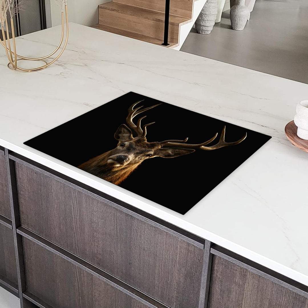 KitchenYeah© Herdabdeckplatte Einteilig Küche Herdabdeckung Induktionsfeld Ceranfeld Herdabdeckplatt