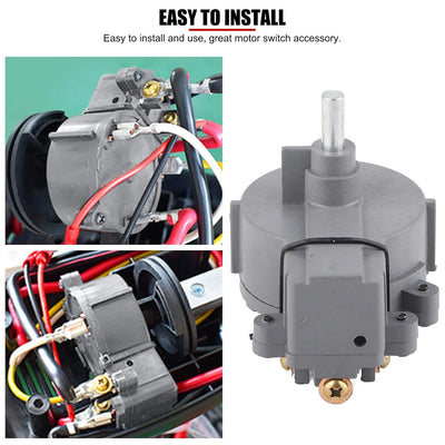 EVTSCAN Fünf-Gang-Schalter Ersatz für 12 V 24 V Elektro-Trolling-Motor oder Elektro-Aussenbordmotor,