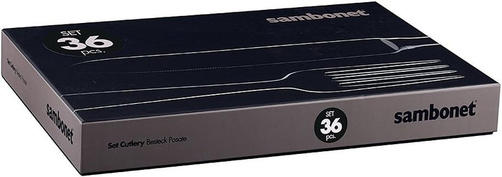 Sambonet Contour 52501-83 Besteck-Set, Edelstahl, 36-teilig