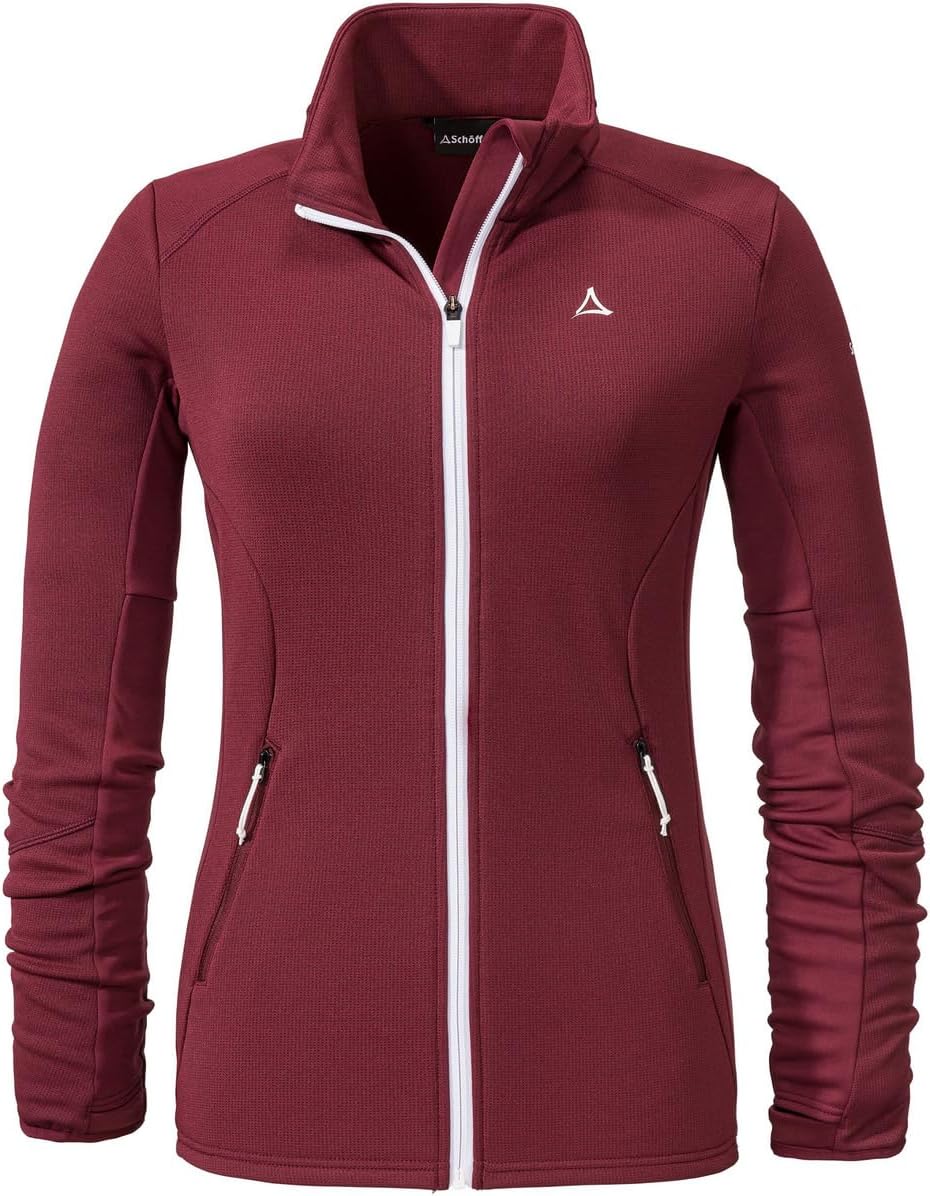 Schöffel Damen Fleece Jacket Lodron L, atmungsaktive Fleecejacke aus 4-Wege-Stretch, Funktionsjacke