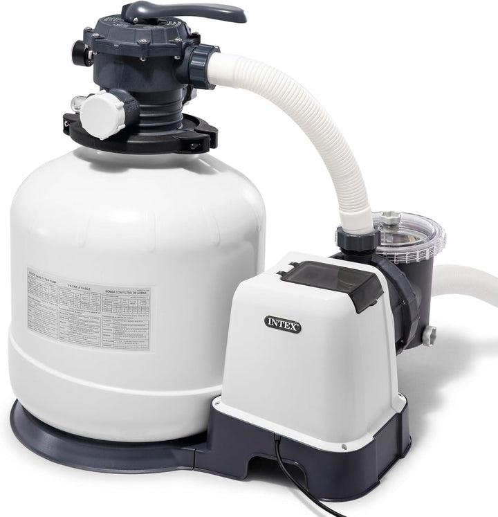 Intex Krystal Clear Sandfilteranlage 12 m³ für Pools bis 42.000l 26652
