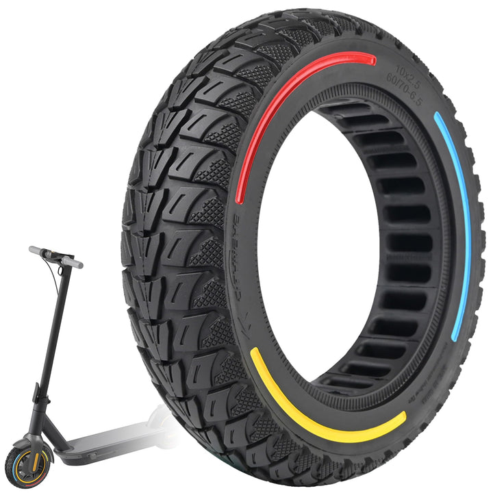 60/70-6,5 Vollgummireifen 10 Zoll Solide Reifen für Xiaomi 5/5 Pro/5 Max,für Ninebot Max G30/Max G30