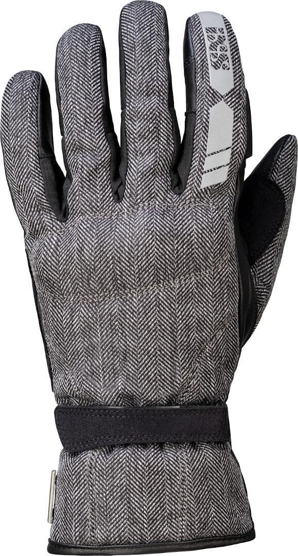 IXS Motorradhandschuhe kurz Motorrad Handschuh Torino-Evo-ST 3.0 Classic Handschuh schwarz/grau XXL,