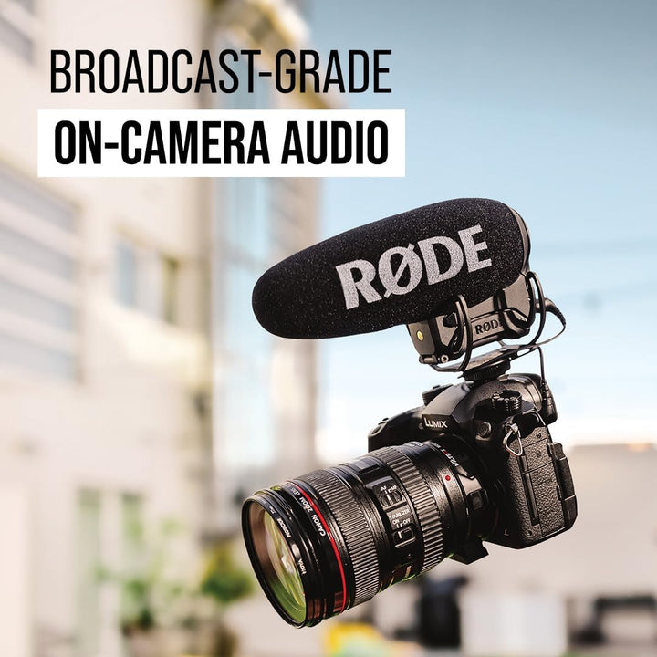 RØDE VideoMic Pro+ Premium Shotgun-Mikrofon & SanDisk Extreme microSDXC UHS-I Speicherkarte 128 GB +