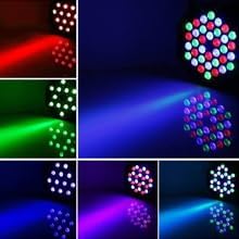 DELIBANG RGB LED Par Scheinwerfer, 10PCS 36 LED Strahler DMX512 mit Fernbedienung und Sound-Aktivier