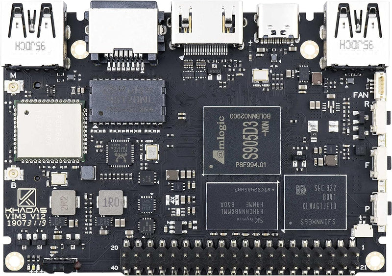 khadas VIM3L Amlogic S905D3 12 nm Prozess für niedrige Hitze und hohe Effizienz (VIM3L), VIM3L