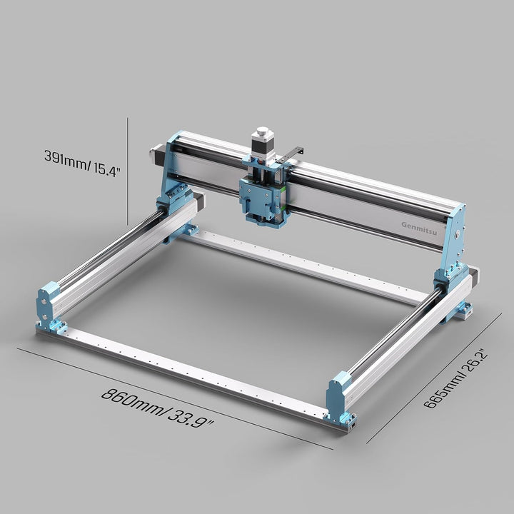 Genmitsu XZ-Achsen-Erweiterungskit für 4040-PRO/4040-PRO MAX CNC-Fräsmaschine, mit linearem Schienen