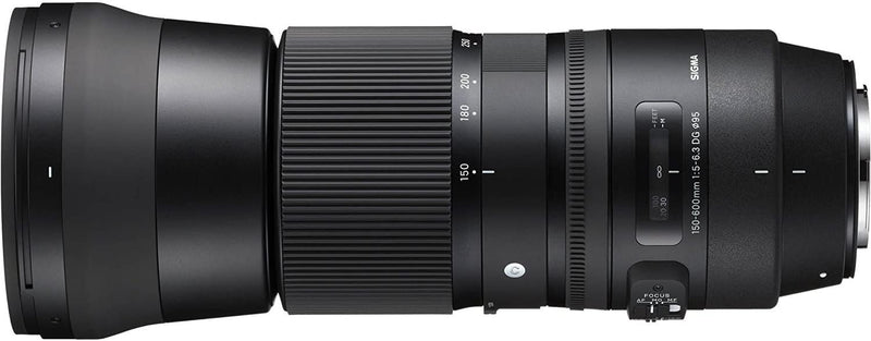 Sigma 150-600mm F5,0-6,3 DG OS HSM Contemporary Objektiv für Nikon F Objektivbajonett für Nikon Sing
