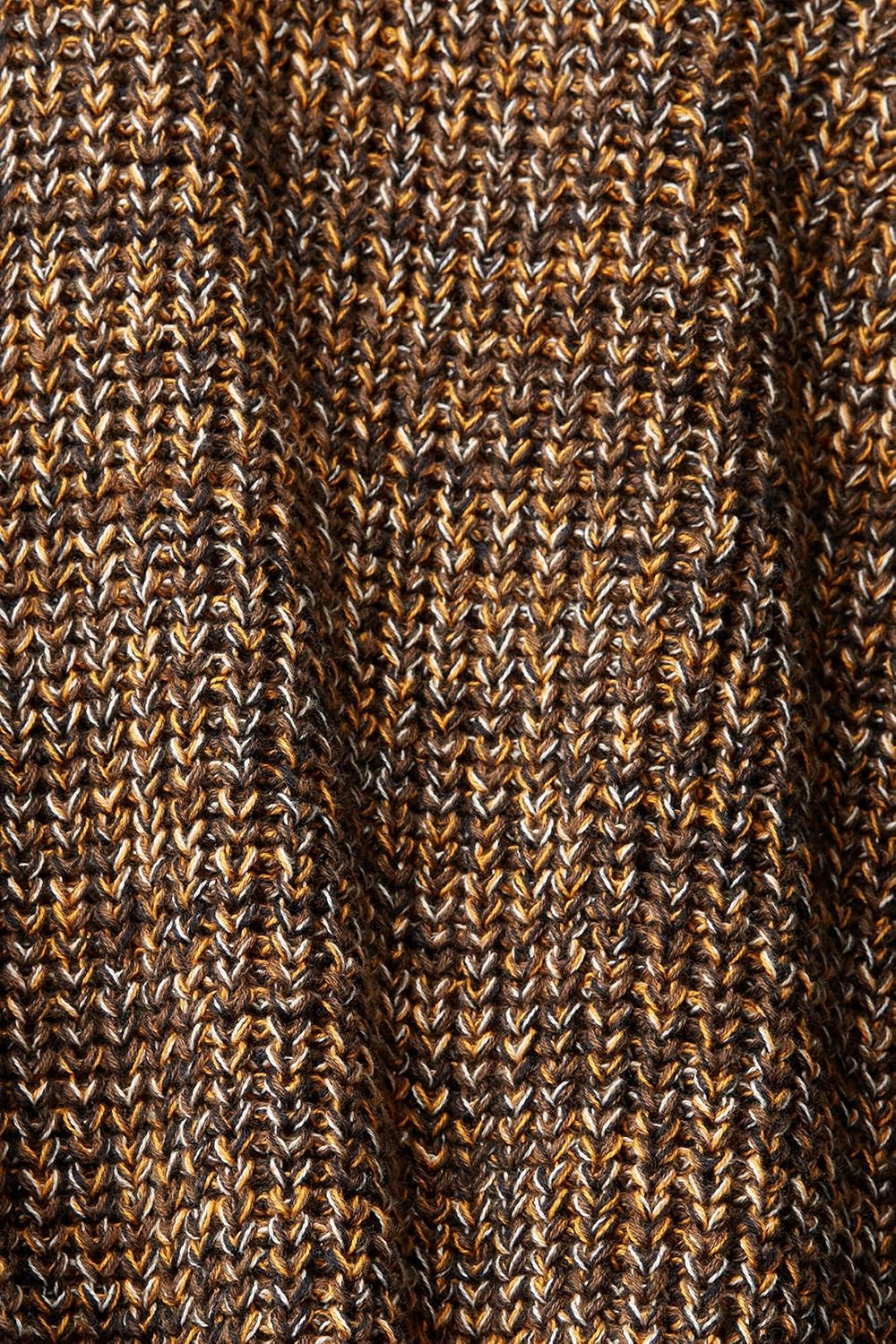 ESPRIT Mehrfarbiger Strickpullover L Bark, L Bark